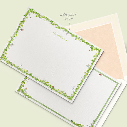 Enchanted Garden Stationery Cards