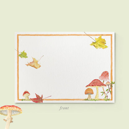 Forest Mushrooms Stationery Cards