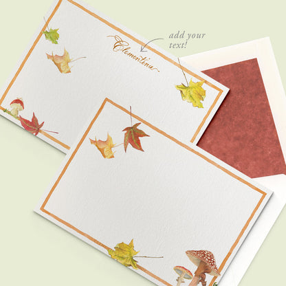 Forest Mushrooms Stationery Cards