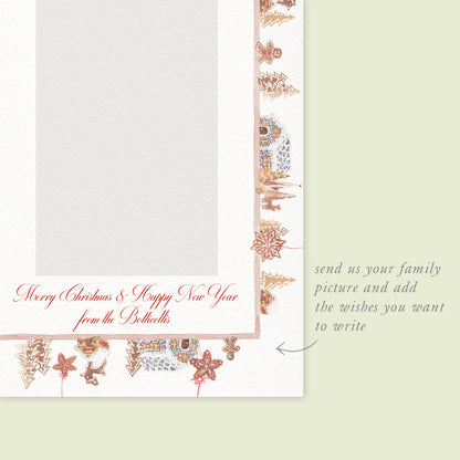 Ginger Bread Houses Digital Family Cards