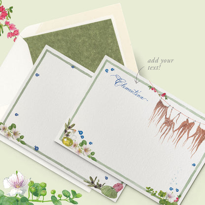 Greek Island Hopping Stationery Cards