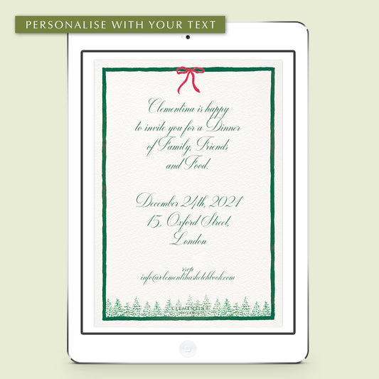 Green Pines Invitation Digital - Mockup - 01