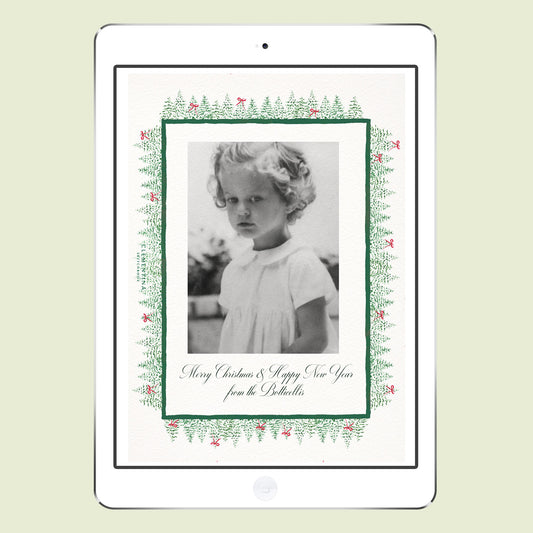 GREEN PINES digital FAMILY CARDs