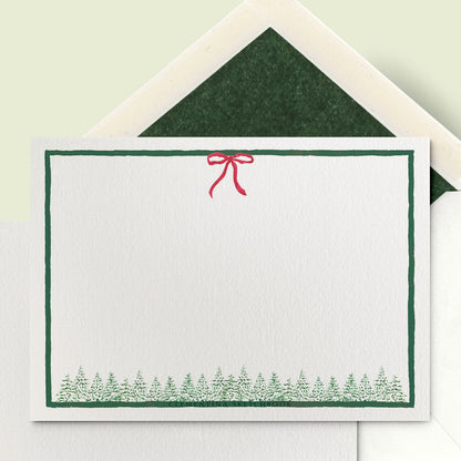 Green Pines Stationery Cards