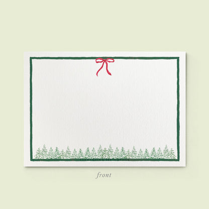 Green Pines Stationery Cards