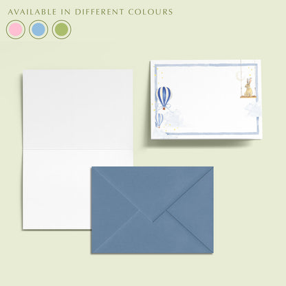 Hot Air Balloons Mini Notecards