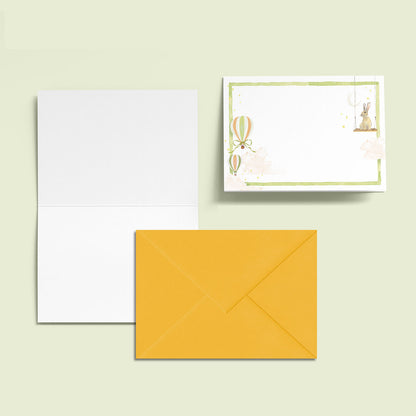 Hot Air Balloons Mini Personal Stationery Cards