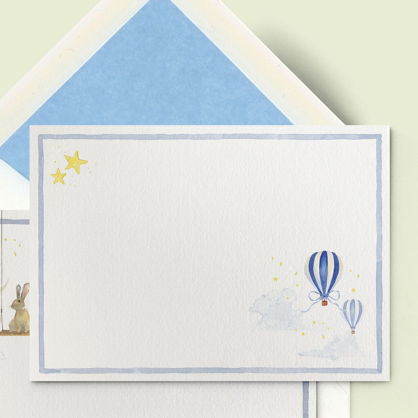 Hot Air Balloons Stationery Cards