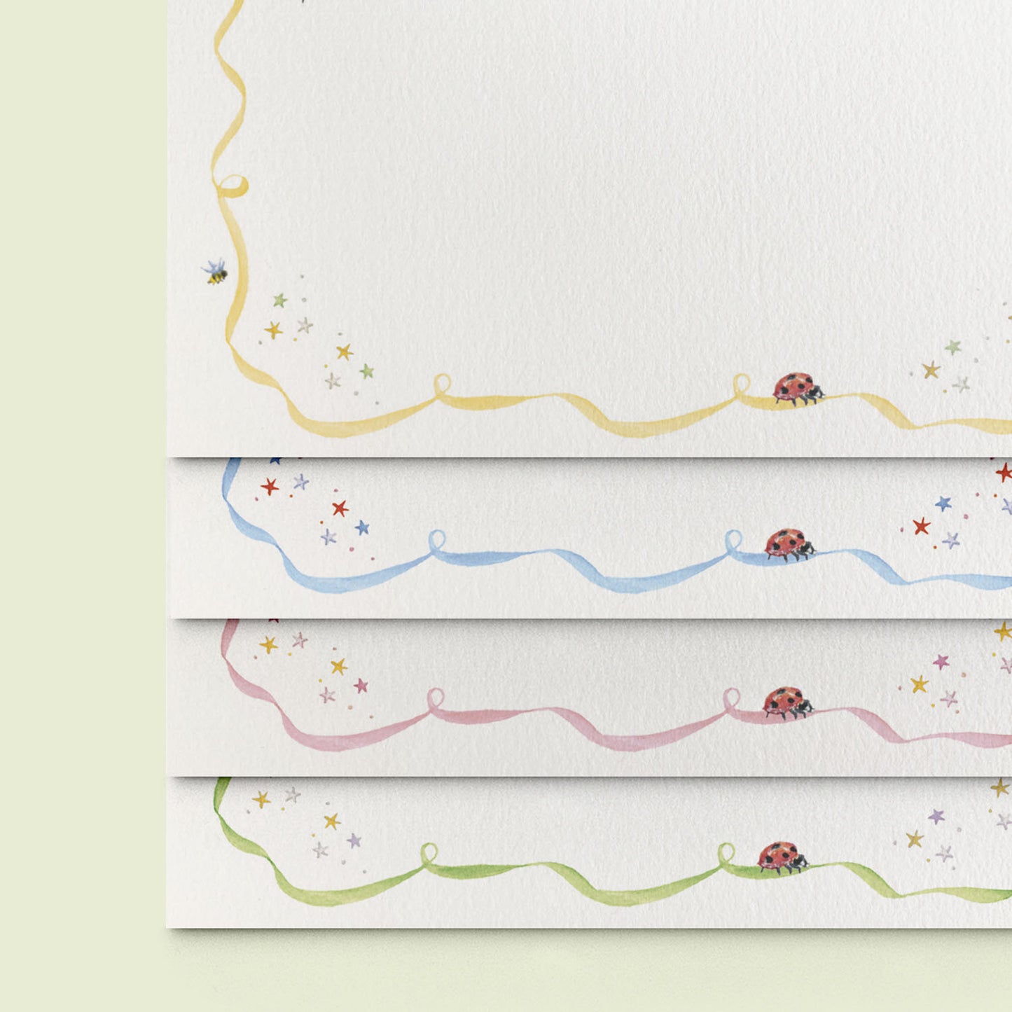 Ladybirds Mini Notecards