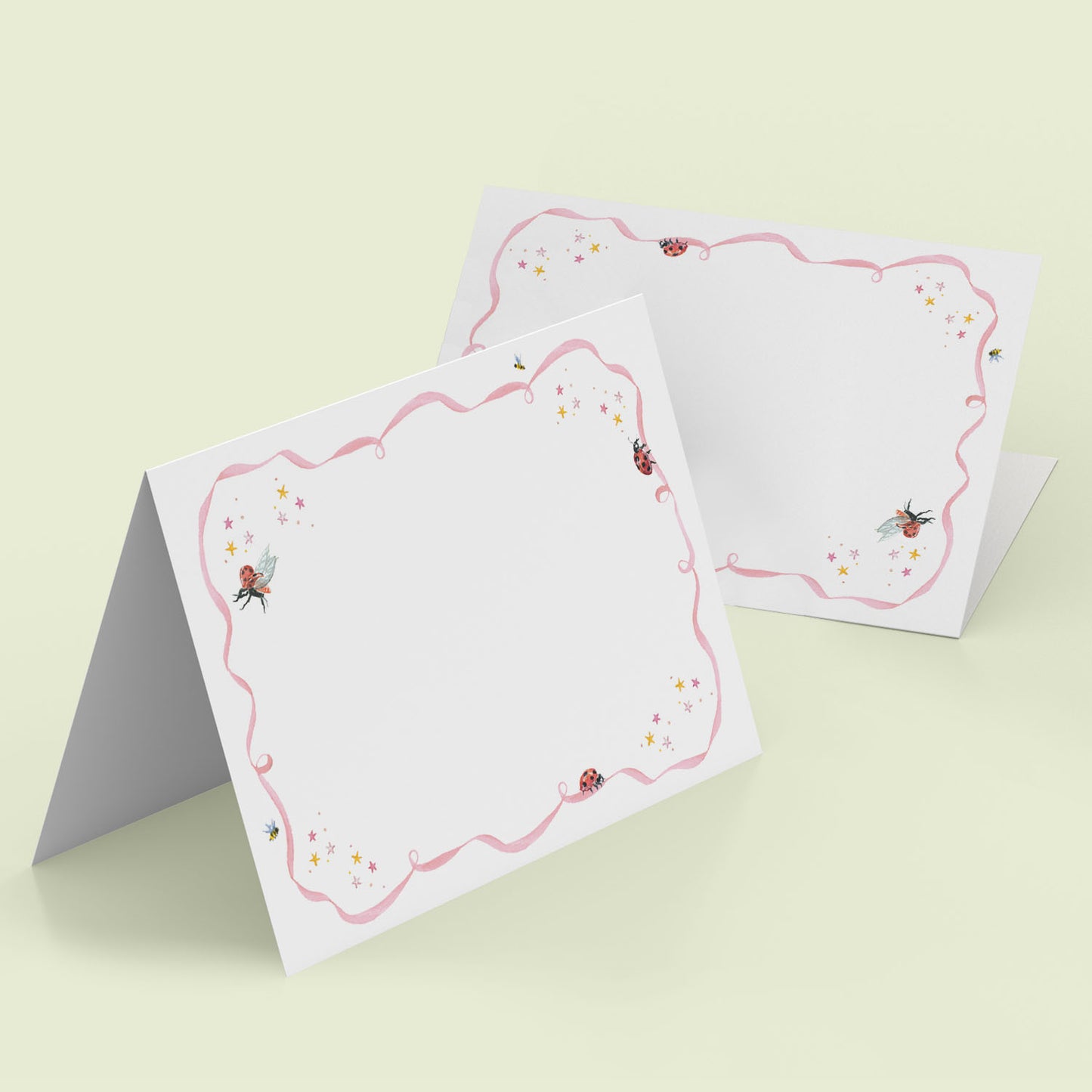 Ladybirds Mini Notecards
