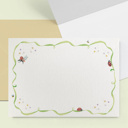 Ladybirds Mini Personal Stationery Cards