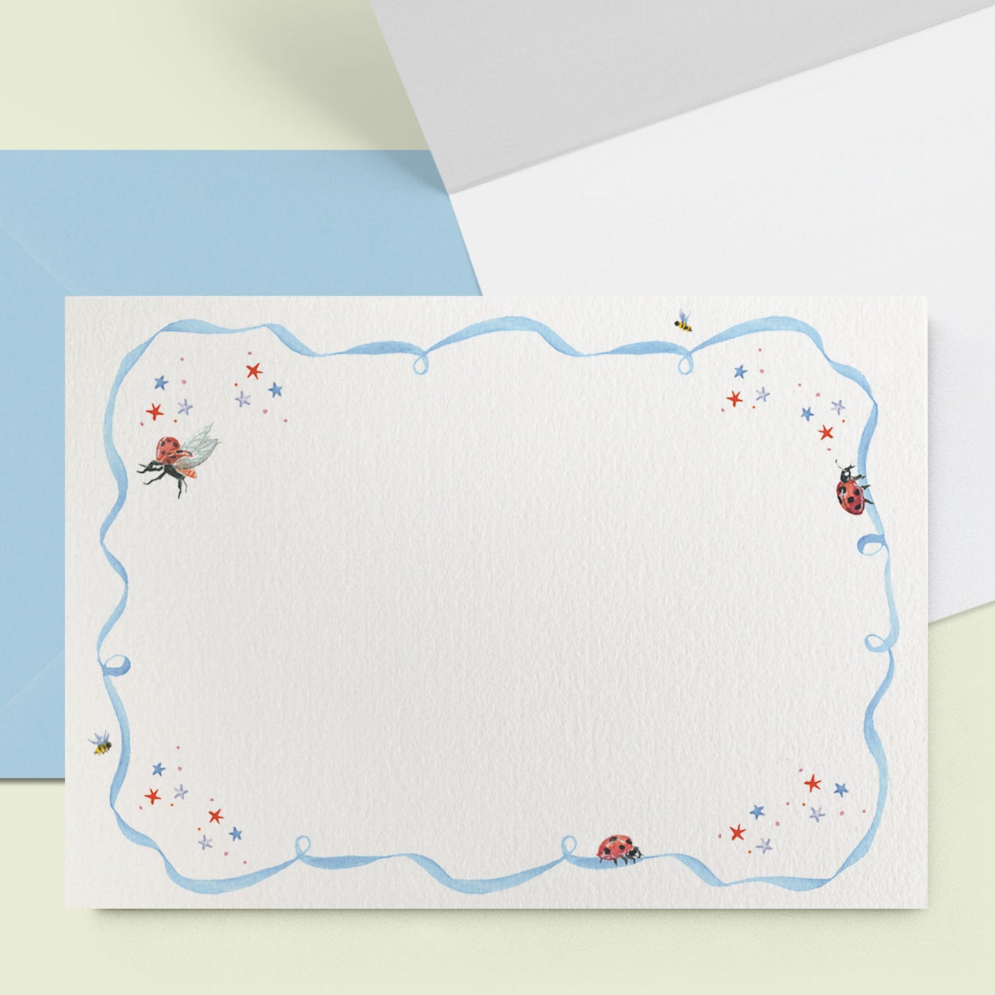 Ladybirds Mini Personal Stationery Cards
