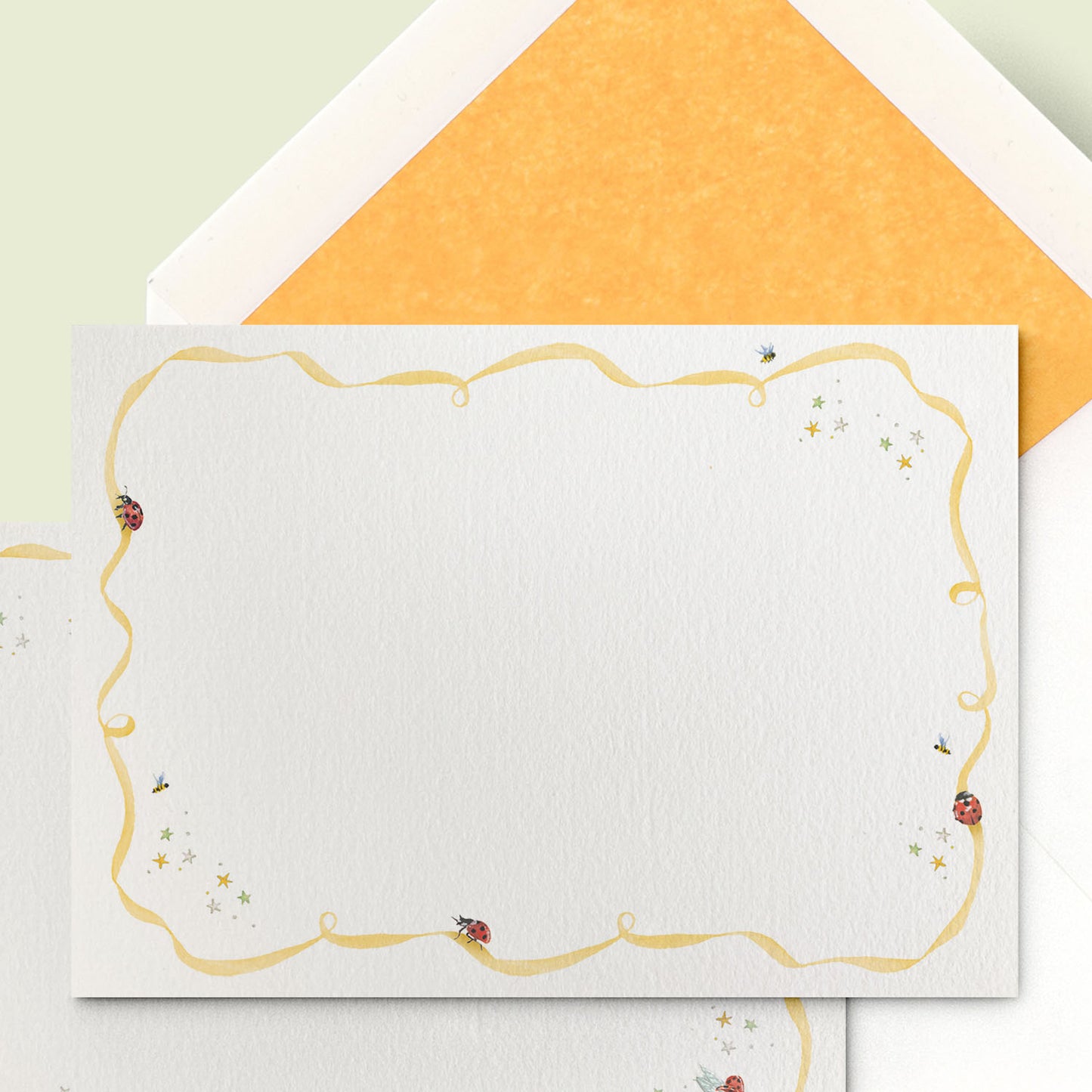 Ladybirds Stationery Cards