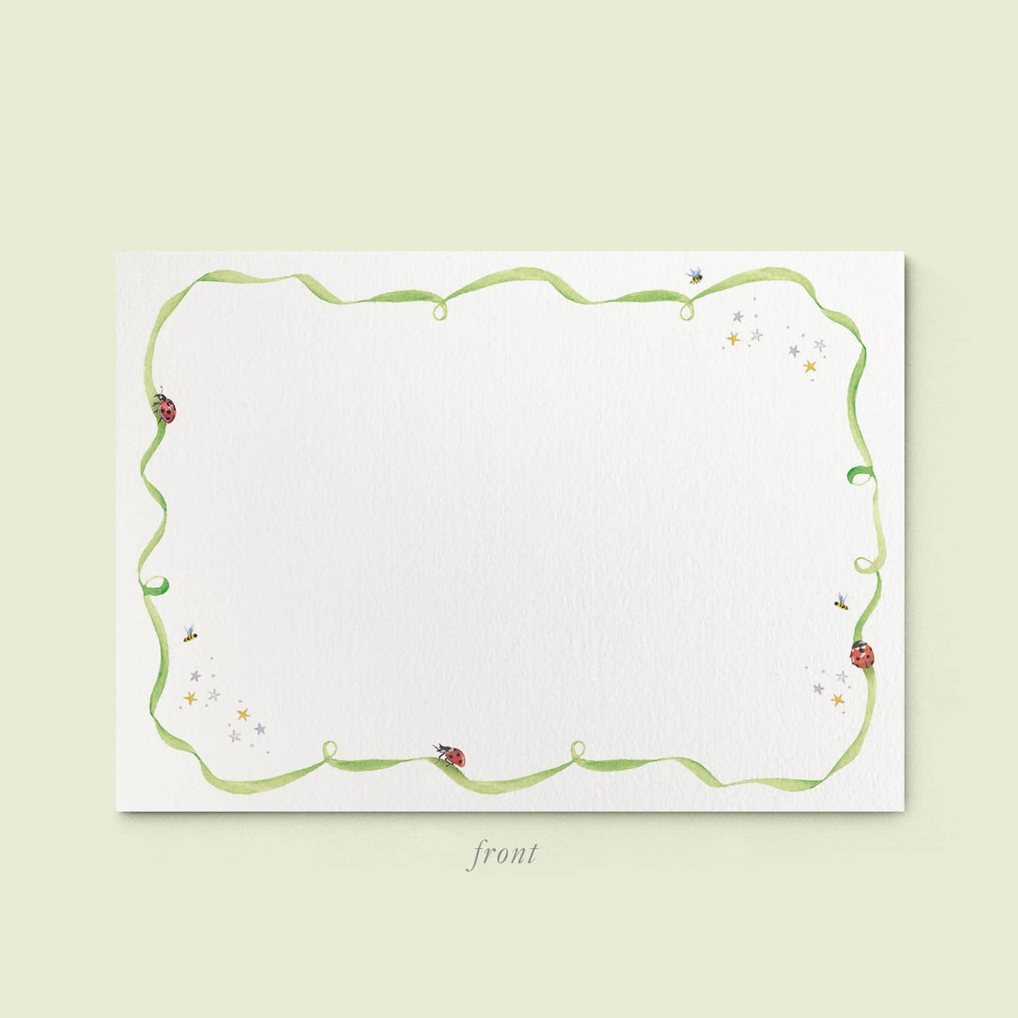 Ladybugs Stationery Card - 03