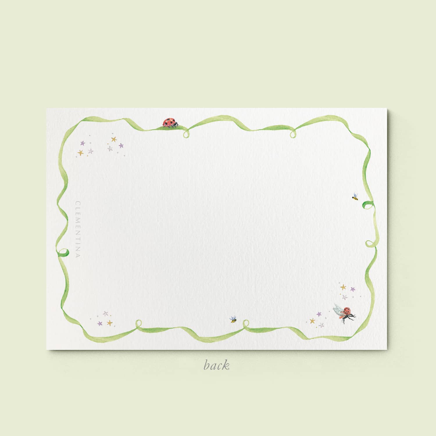 Ladybugs Stationery Card - 04