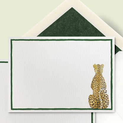 Leopard Stationery Cards
