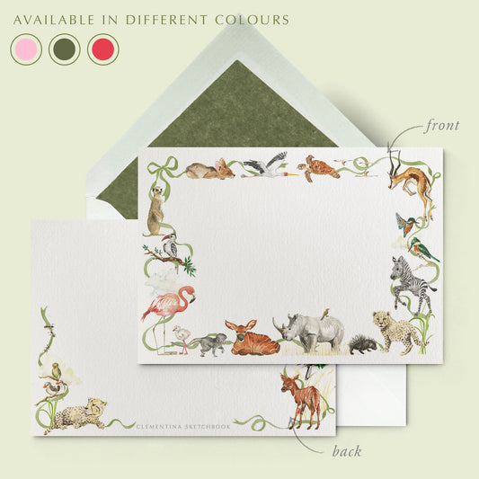 Little African World Stationery Card