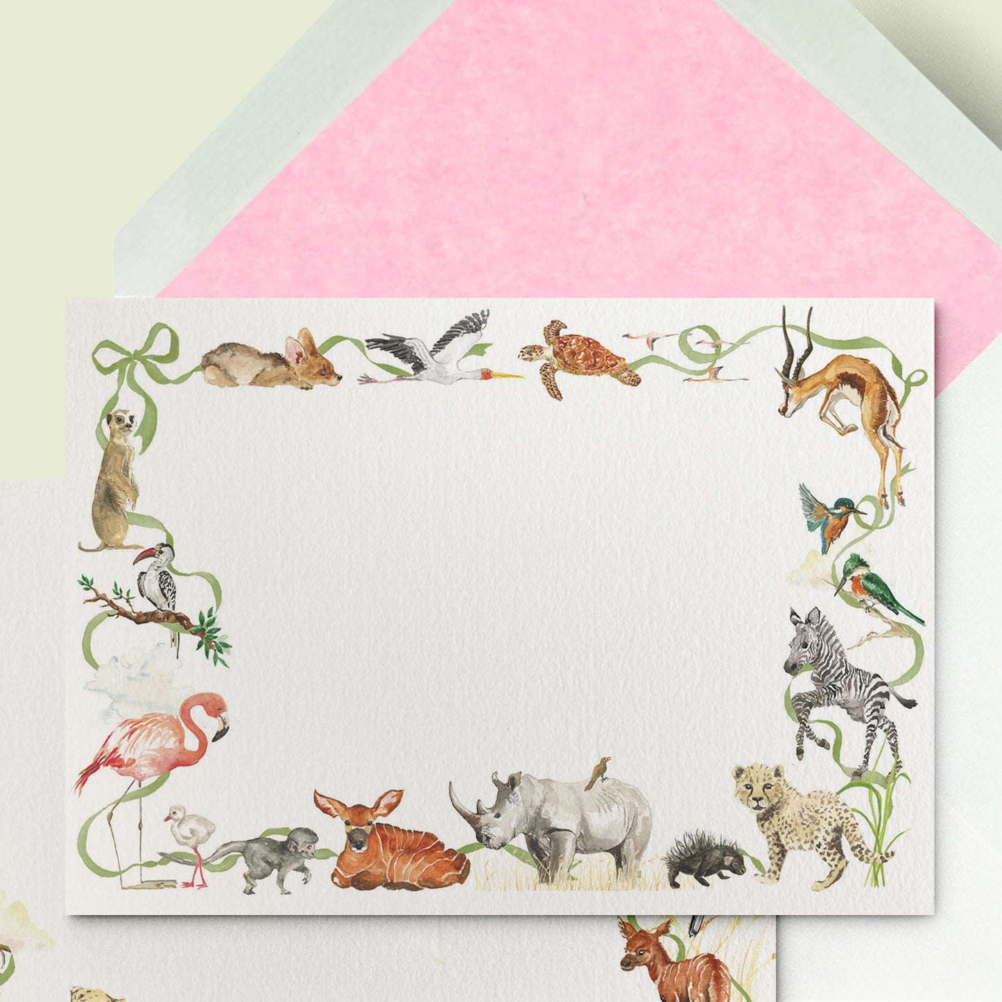 Little African World Stationery Card