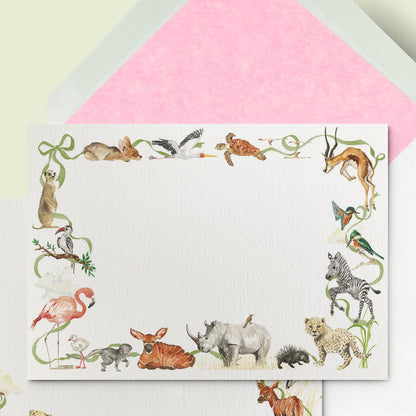 Little African World Stationery Card