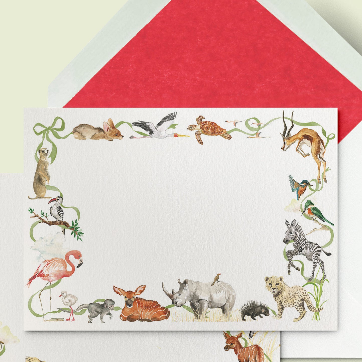 Little African World Stationery Card