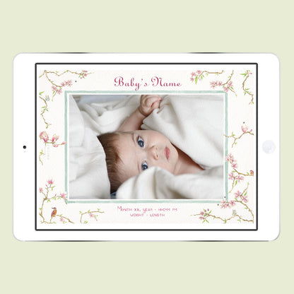 Magnolia Digital Birth Announcement
