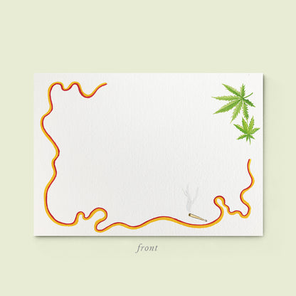 Marijuana stationery cards - 03