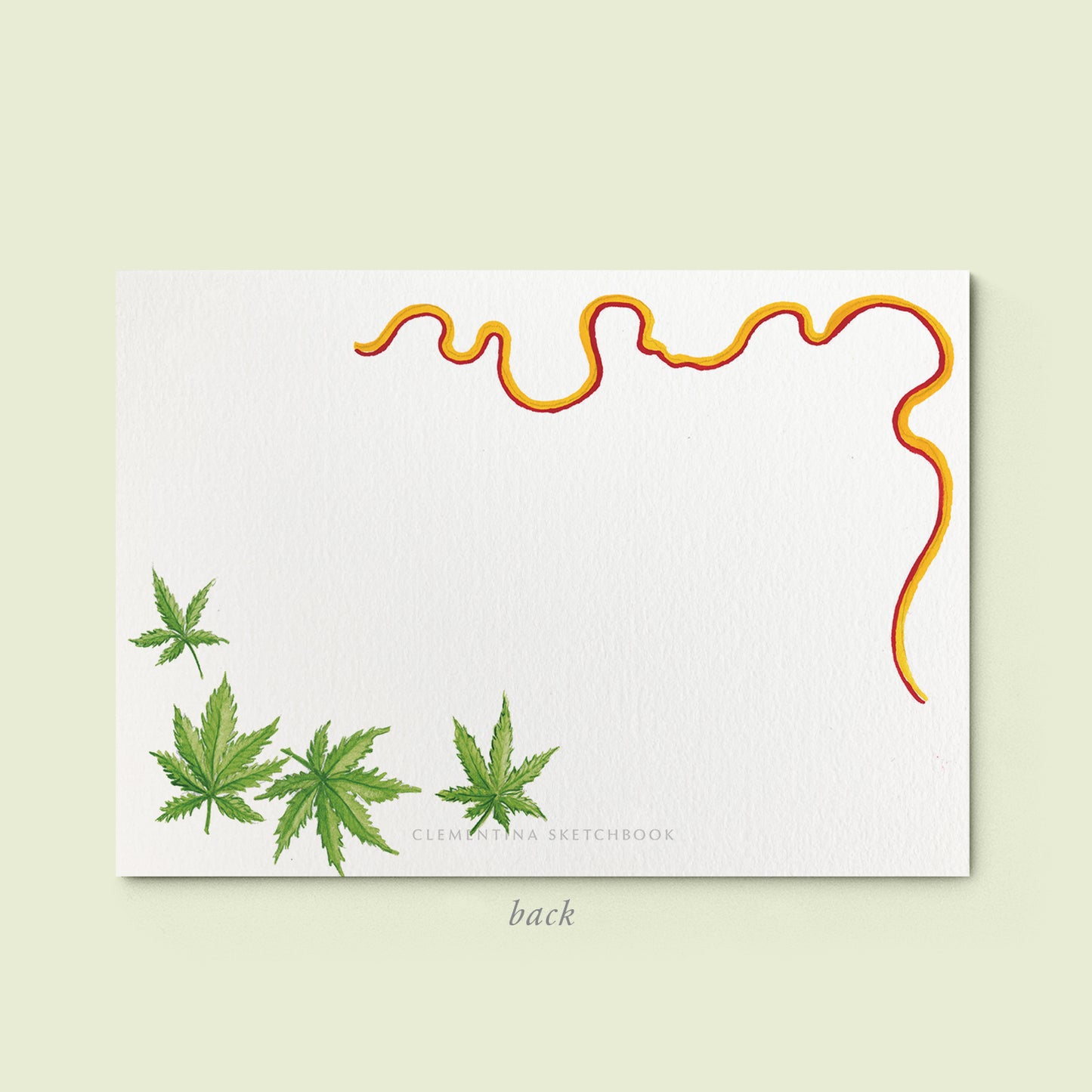 Marijuana stationery cards - 04