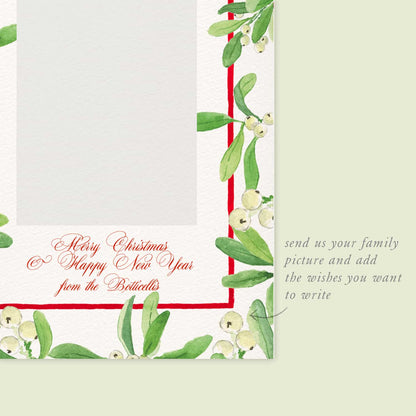 Mistletoe Kiss Digital Family Card - 02