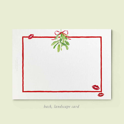 Mistletoe Kiss Family Cards printed - 06