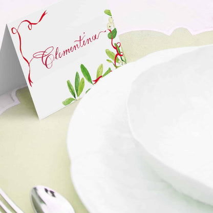 Mistletoe Place Cards - 02