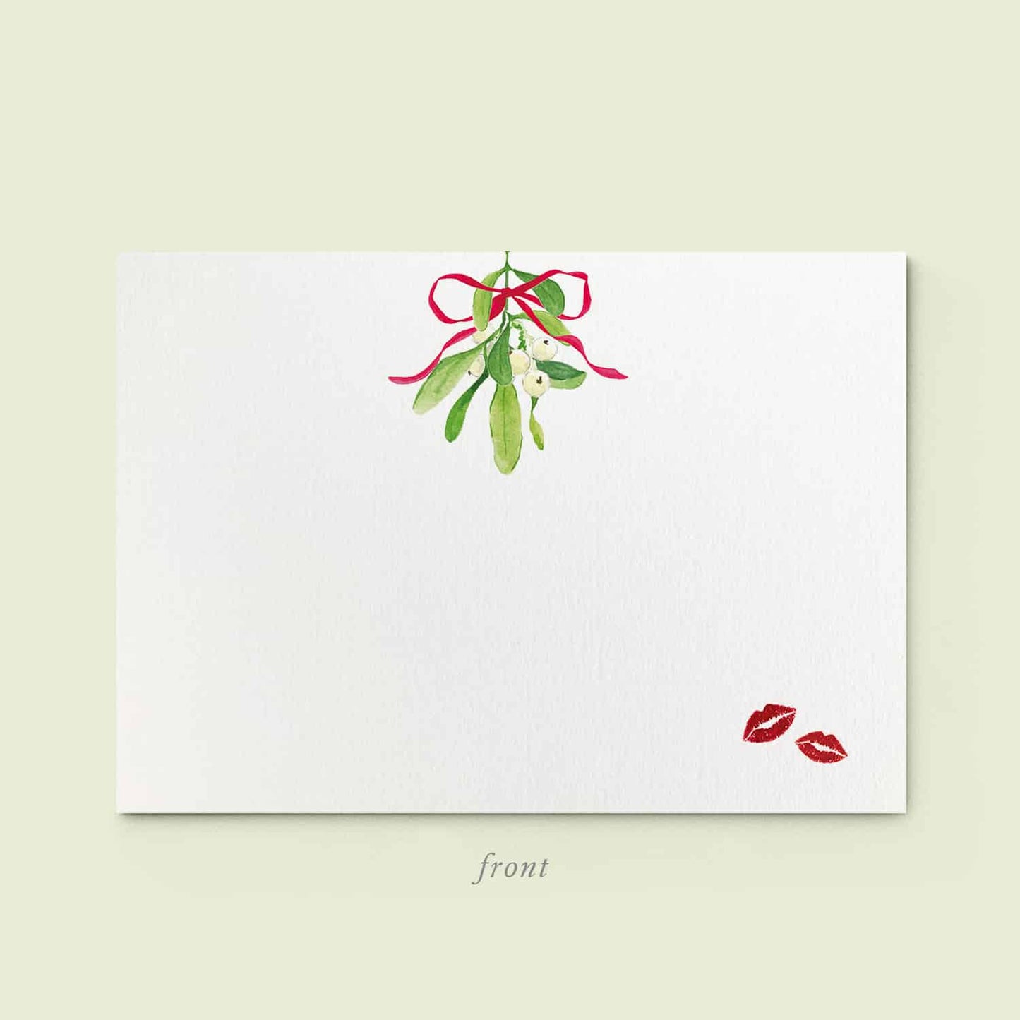 Mistletoe Stationery Card - 03