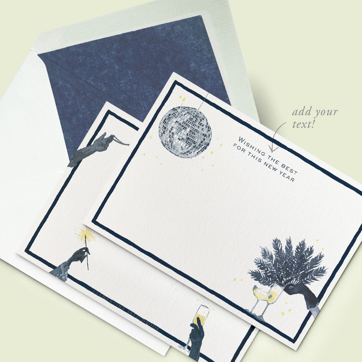 New Year Stationery Cards