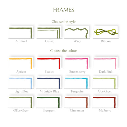 One Element Place Cards