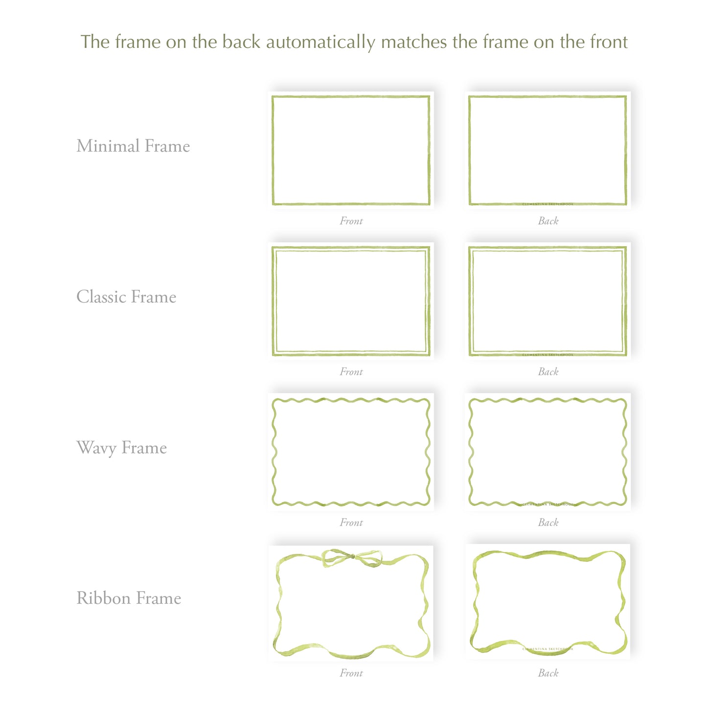One Element Stationery Card - Kids Edition