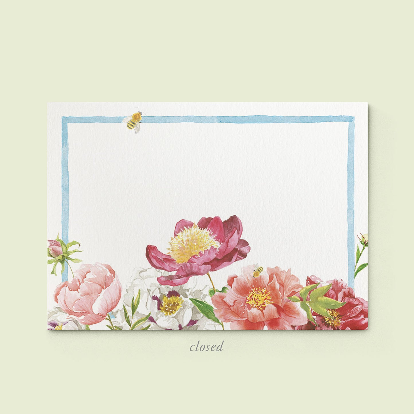 Peonies Mini Notecards