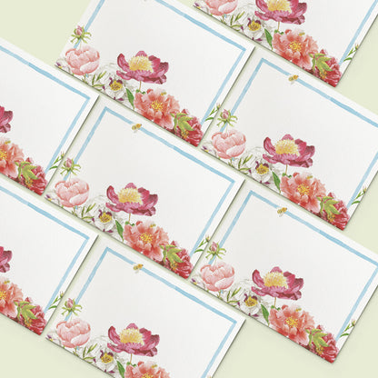 Peonies Mini Notecards