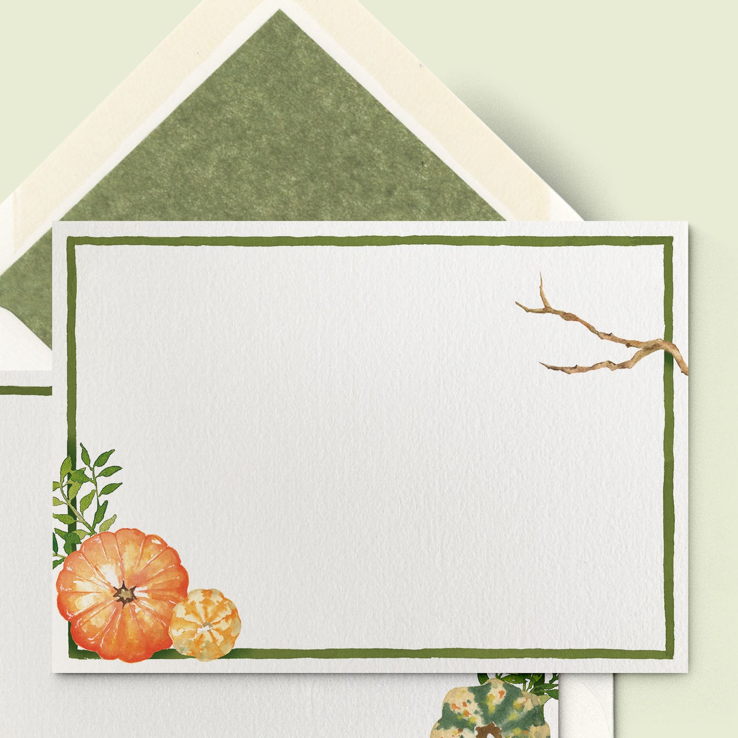 Pumpkin Garden Stationery Cards