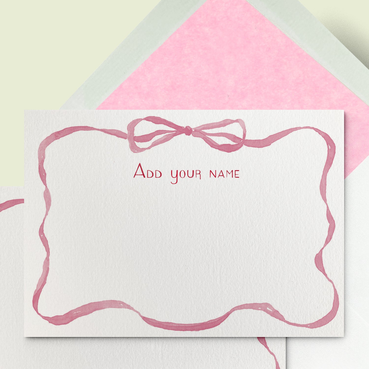 Ribbons - Stationery Cards - 2