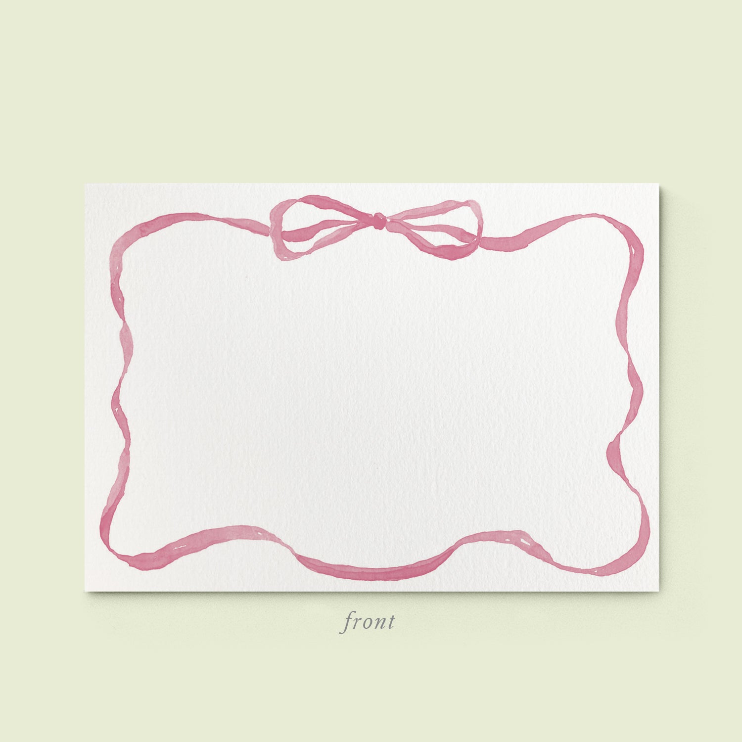 Ribbons - Stationery Cards - 4