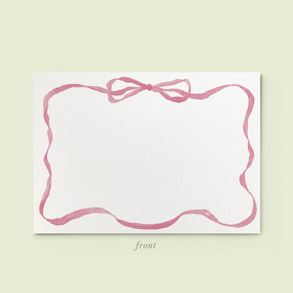 Ribbons - Stationery Cards - 4