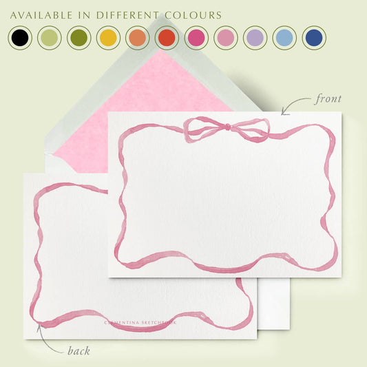 Ribbons - Stationery Cards - Cover - 1