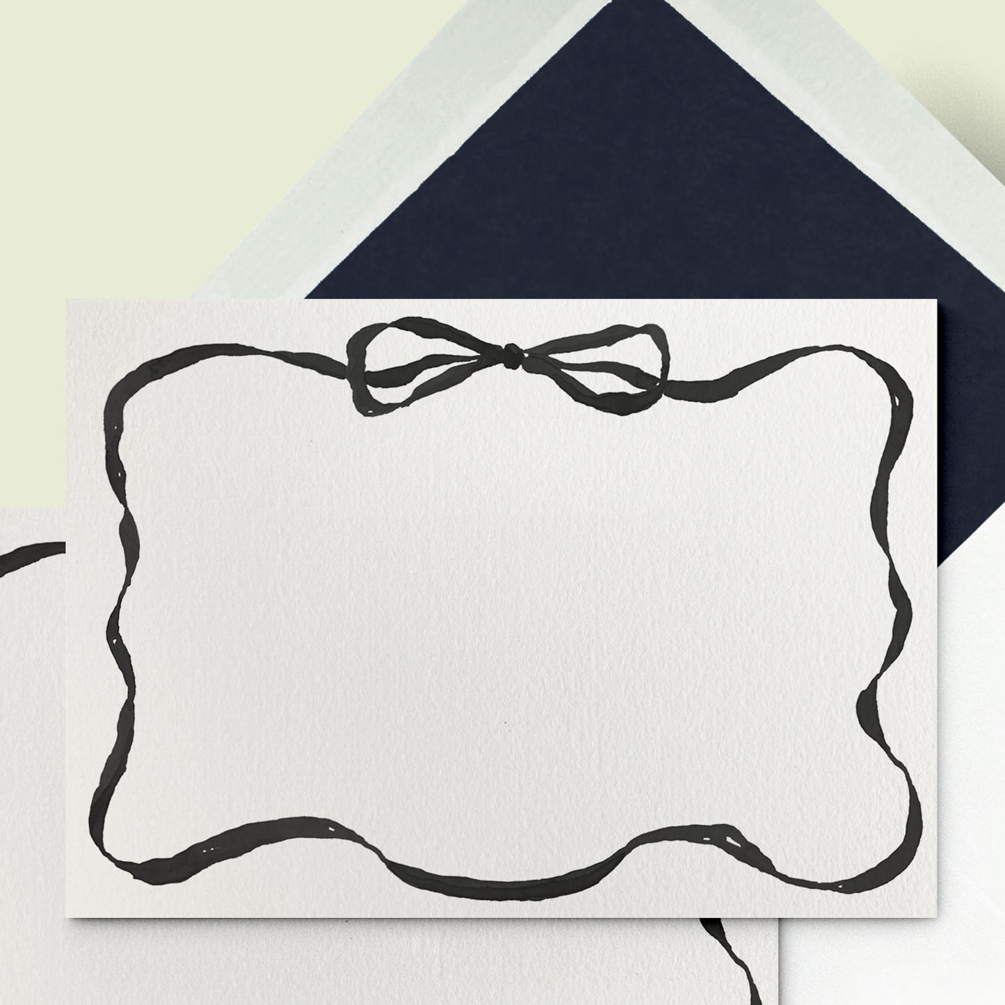 Ribbon Stationery Cards