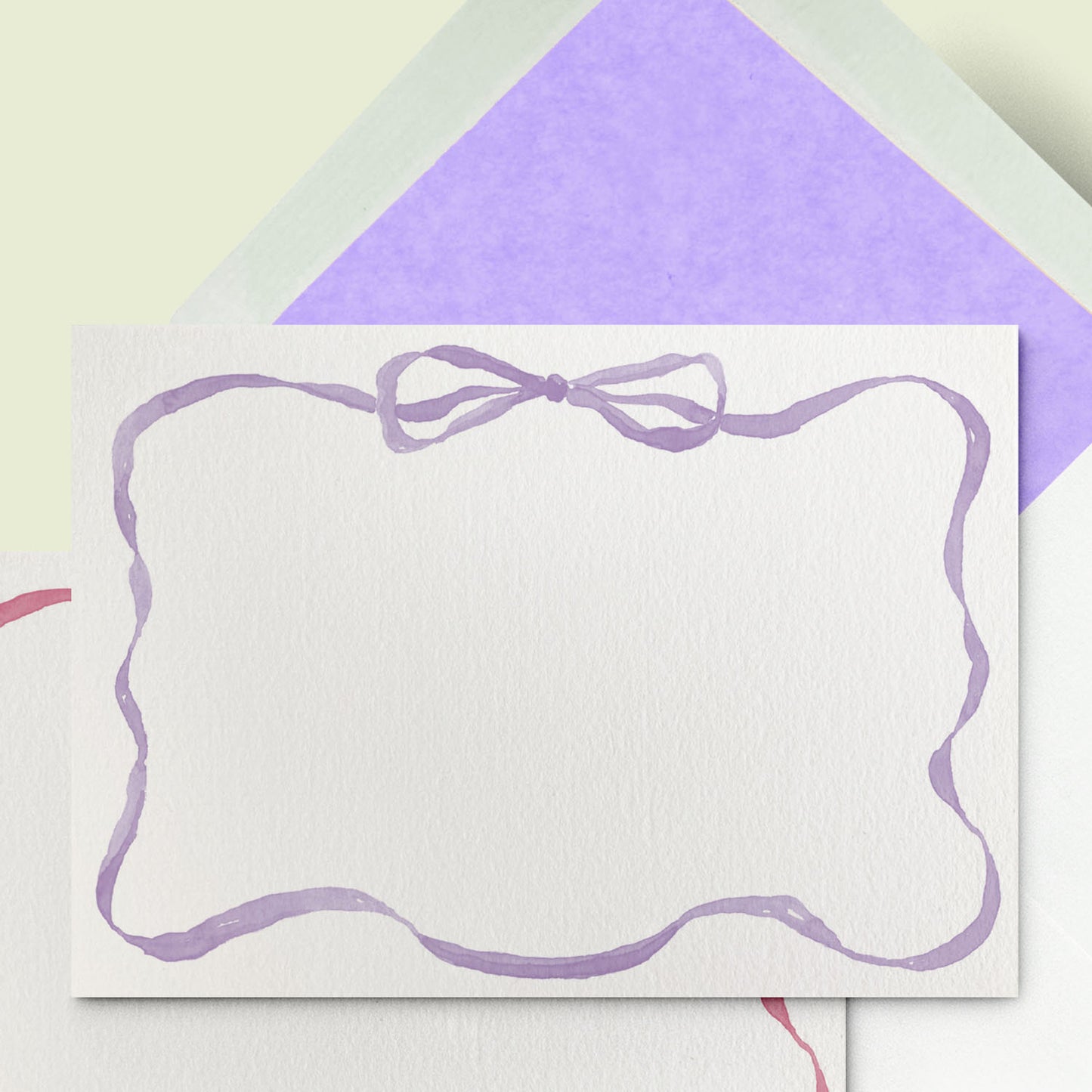 Ribbon Stationery Cards