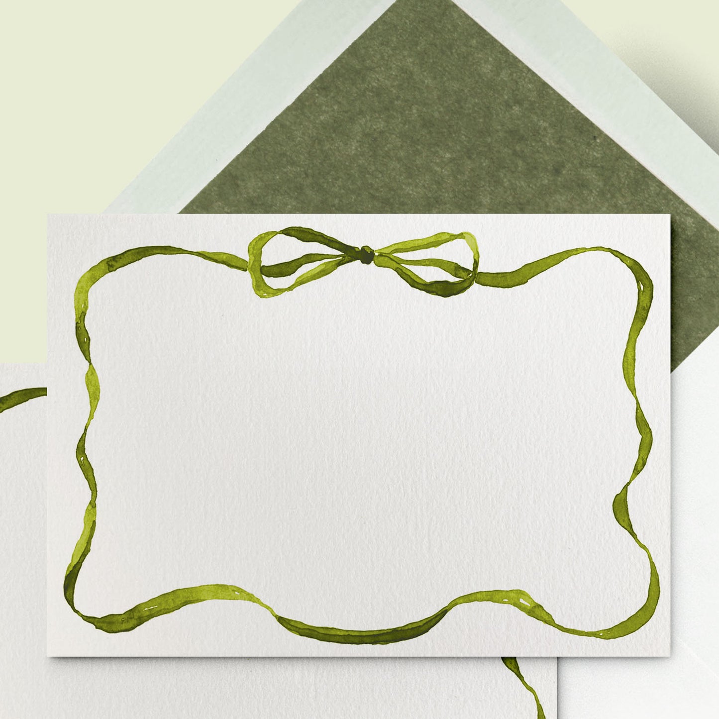 Ribbon Stationery Cards