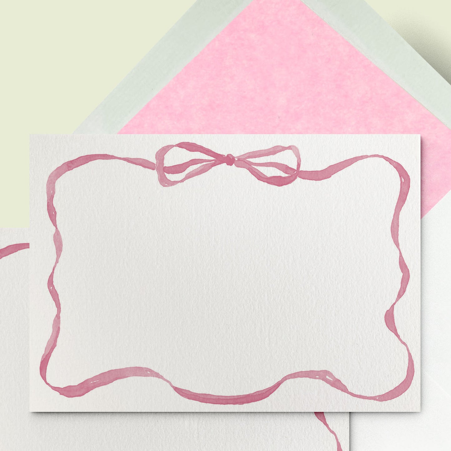 Ribbon Stationery Cards