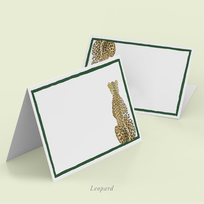 Safari Bums Place Cards - Leopard