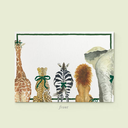 Safari Bums Stationery Cards - 03