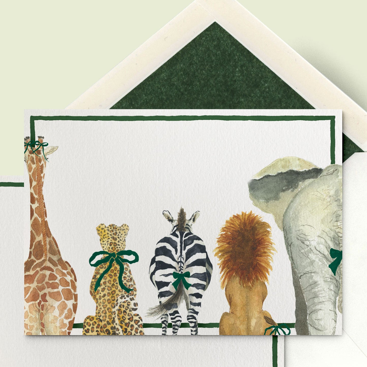 Safari Bums Stationery Cards