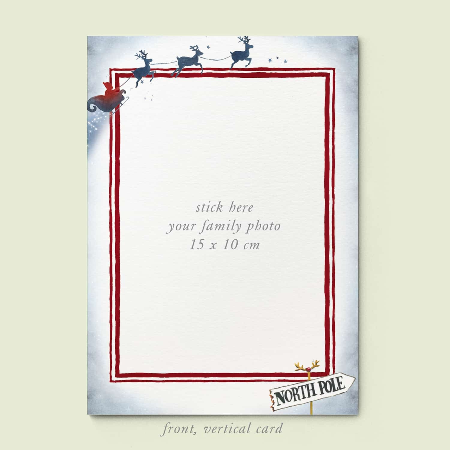 Santa North Pole Family Cards printed - 02