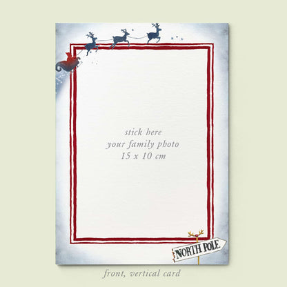 Santa North Pole Family Cards printed - 02